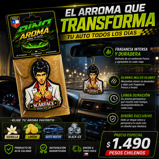 Ambientadores para auto personalizados