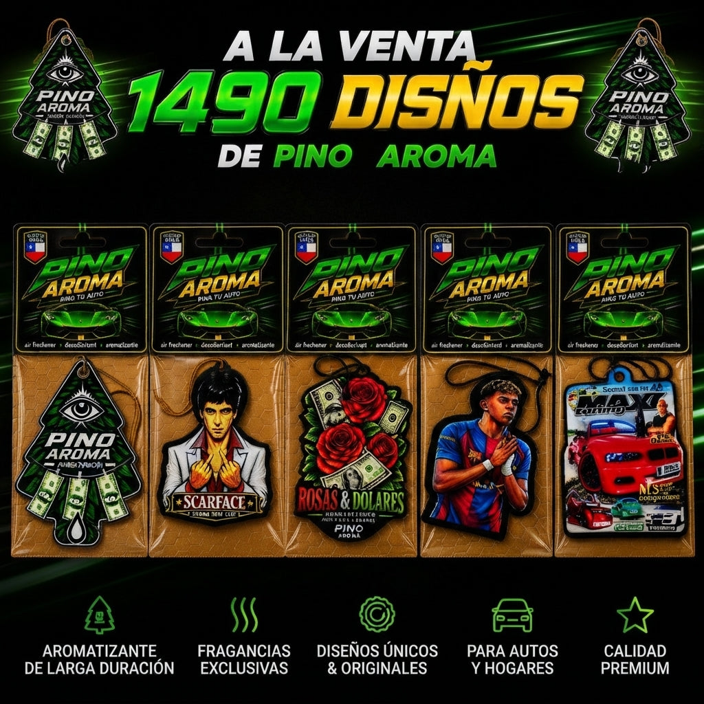 Ambientadores para auto personalizados